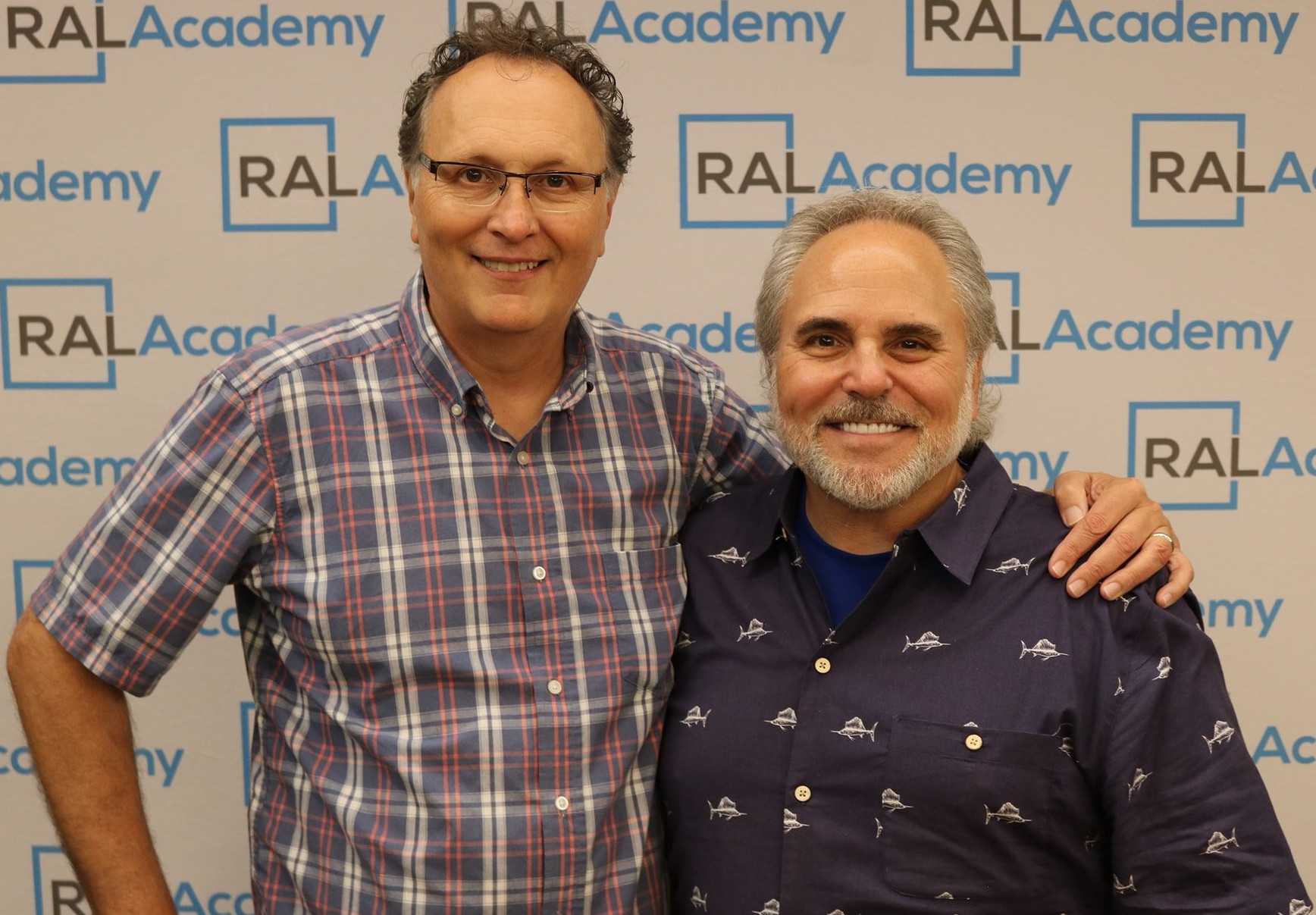 Rick Miller and Gene Guarino at a RAL Acadamy event